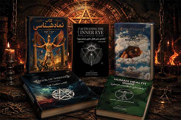 کتاب هندسه مقدس همراه با 4 کتاب حکمت قرن هری جوزف